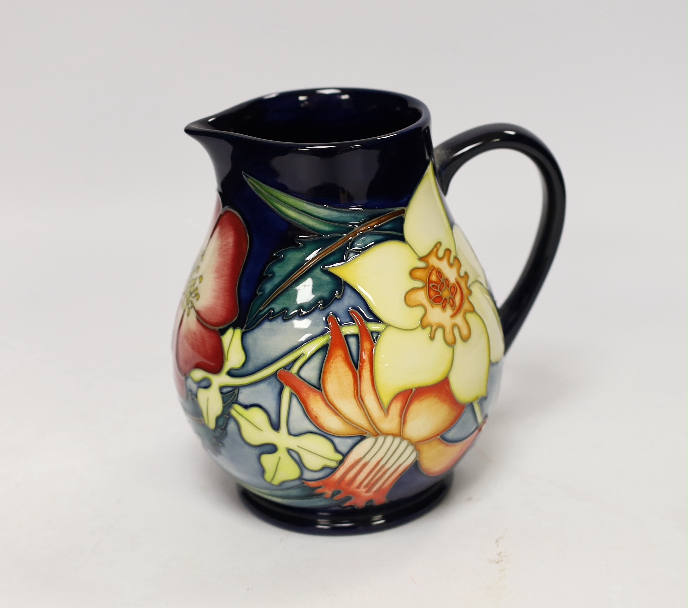 A Moorcroft Golden Jubilee jug, 15cm high, boxed